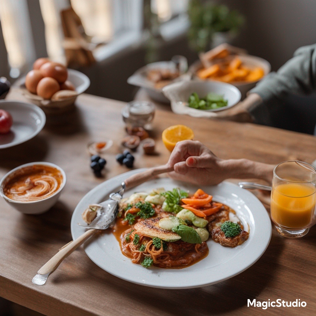 عکاسی غذا در حالت زندگی