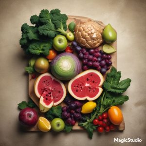 عکاسی غذایی طبیعی یا خام