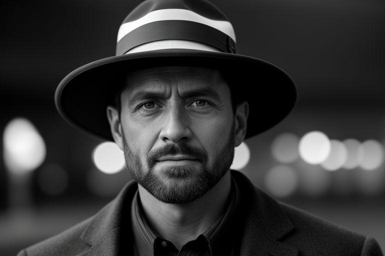 پرتره سیاه و سفید