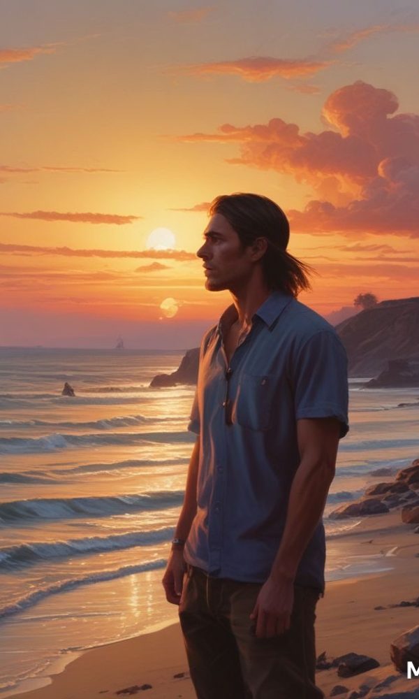 پرتره با غروب آفتاب