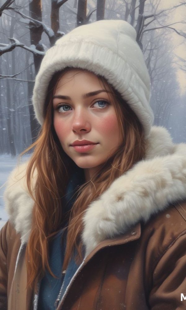 پرتره در برف