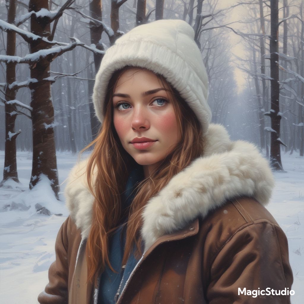 پرتره در برف