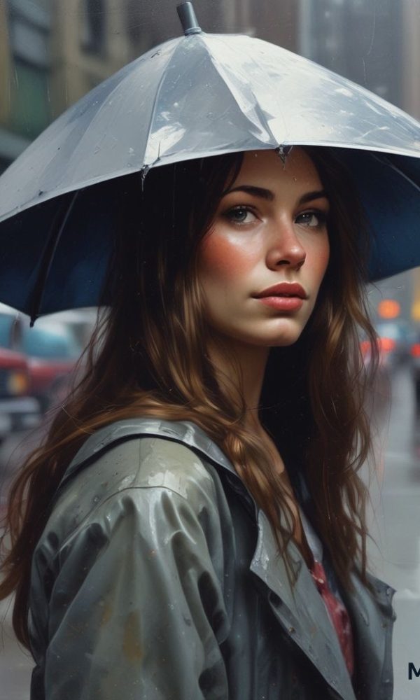 پرتره در باران