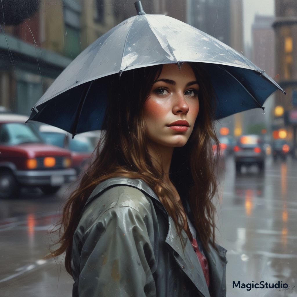 پرتره در باران